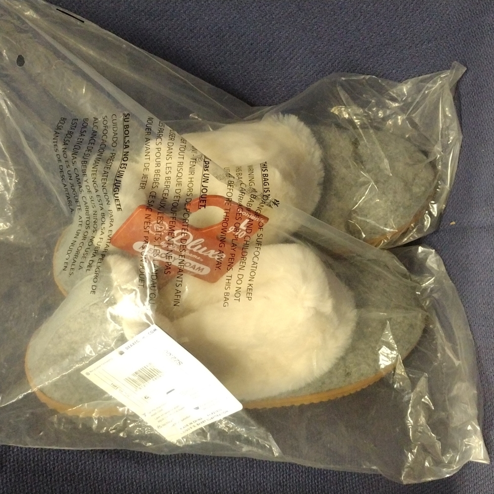 DLUXE BY DEARFOAMS MEMORY FORM WOMEN'S LARGE 9-10